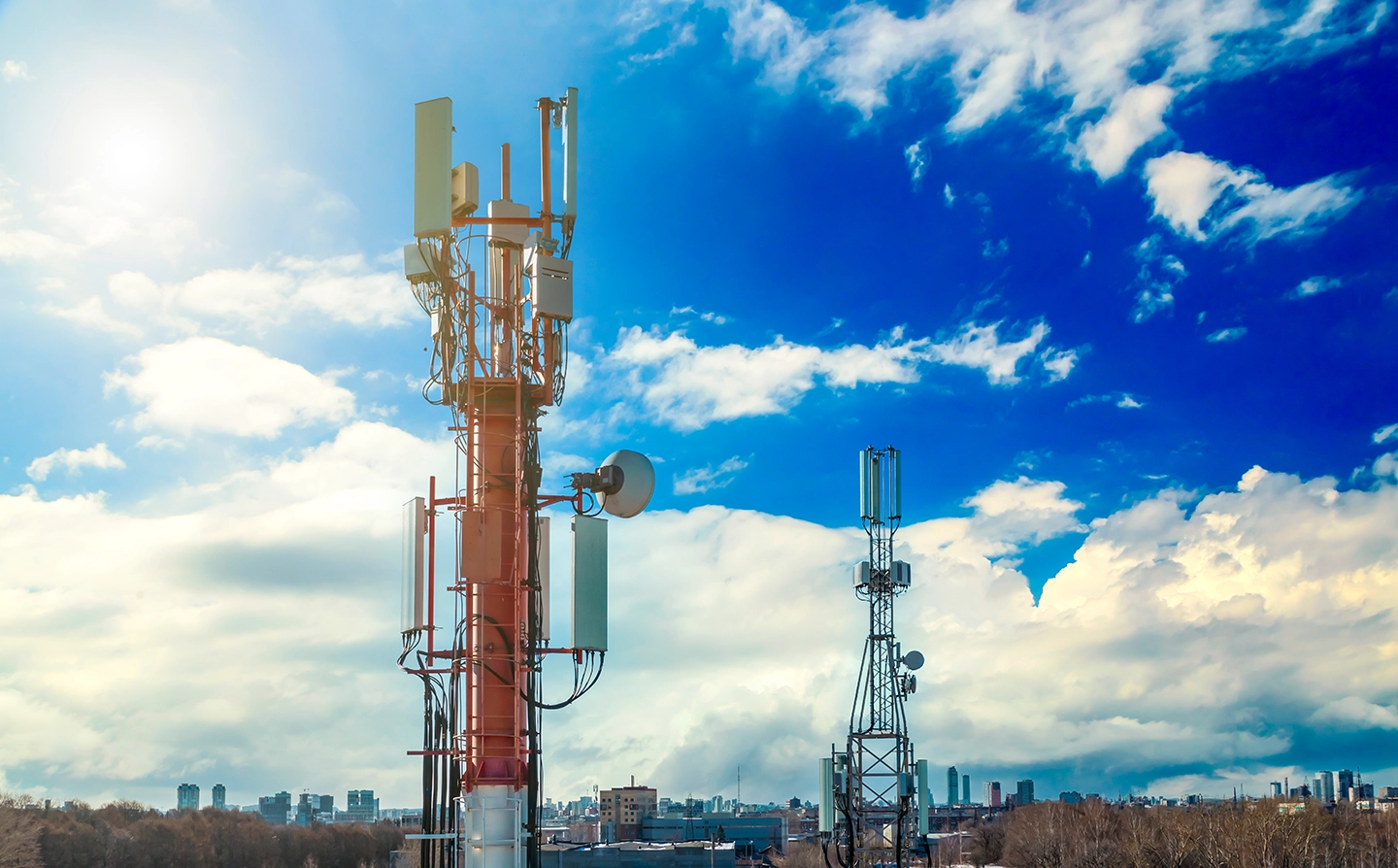 blue-sky-ariel-red-telco